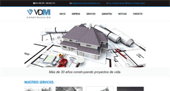 Desktop Screenshot of construccionesvicodelmoral.com